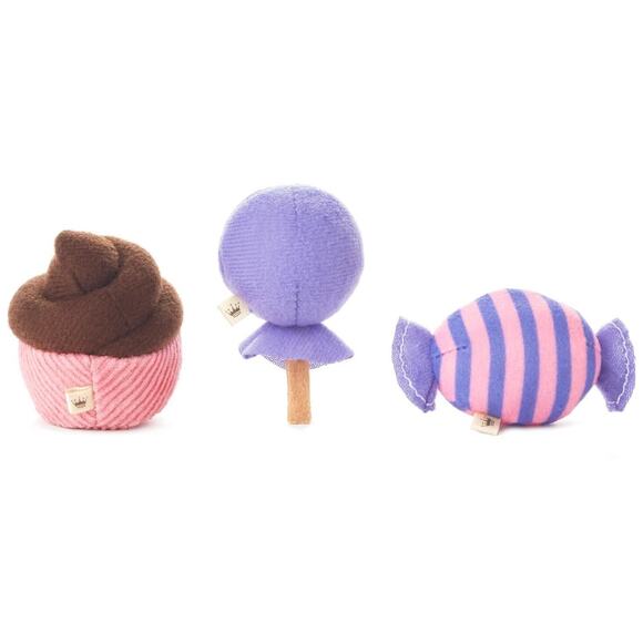 Hallmark Happy Go Luckys Small Plush - Cupcake, Lollipop, Candy - Picture 3 of 4